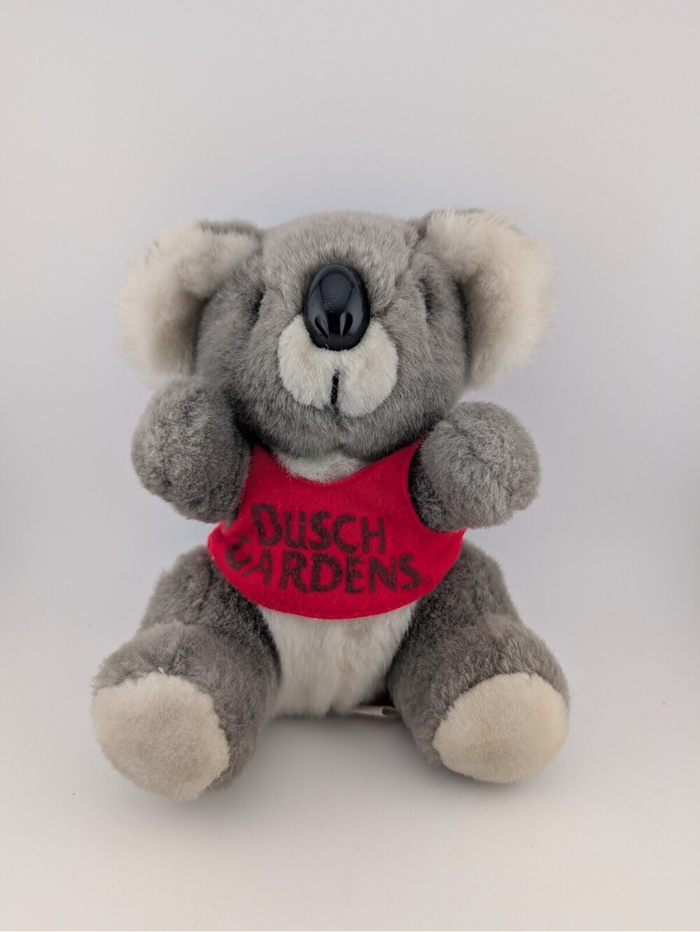 Vintage Busch Gardens Koala Bear Plush Stuffed Animal Teddy Wearing T-shirt 7"